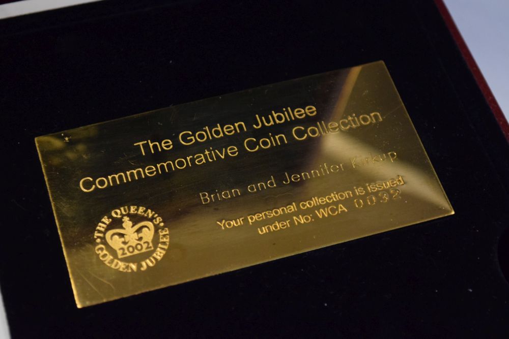Coins and Medallions - Westminster 'The Golden Jubilee Commemorative Coin Collection', being a - Image 5 of 10