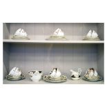 Belper pattern twelve-setting tea service (no teapot) Condition: Please contact the office for