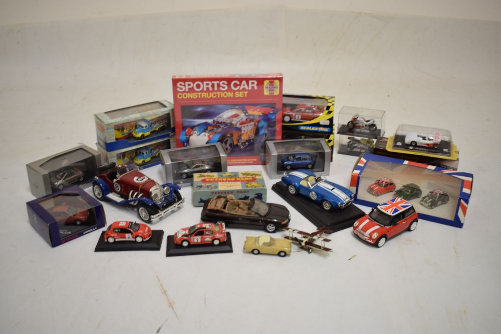 Mixed quantity of model vehicles to include Scalextric, slot cars, Lledo Dandy Comic sets, Burago, - Image 2 of 8