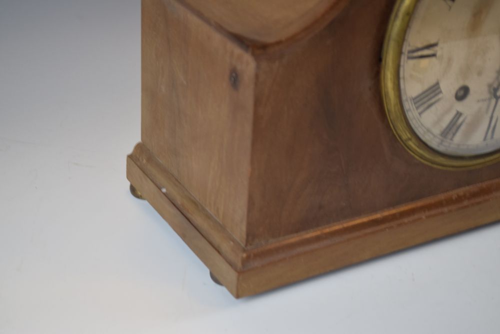 Three mantel clocks Condition: Movement on one appears replaced, glass has been pushed in, Nelson' - Image 5 of 7