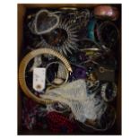 Large selection of costume jewellery to include bangles, necklaces etc Condition: Large group lot,
