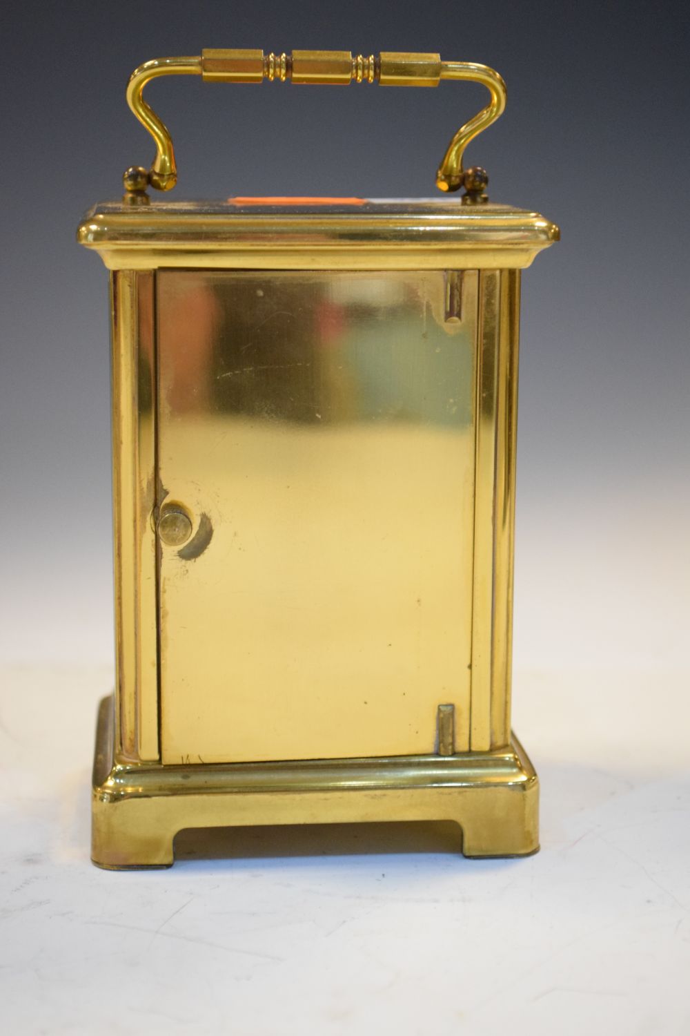 Junghans - Early 20th Century mahogany cased chiming mantel clock, together with a brass cased - Image 5 of 15