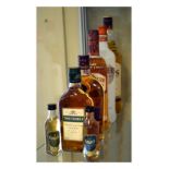 Quantity of spirits to include; Bells Blended Scotch Whisky, Courvoisier VS Cognac, etc Condition: