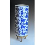 Chinese ceramic stick stand of recent manufacture, 45cm high Condition: **Due to current lockdown