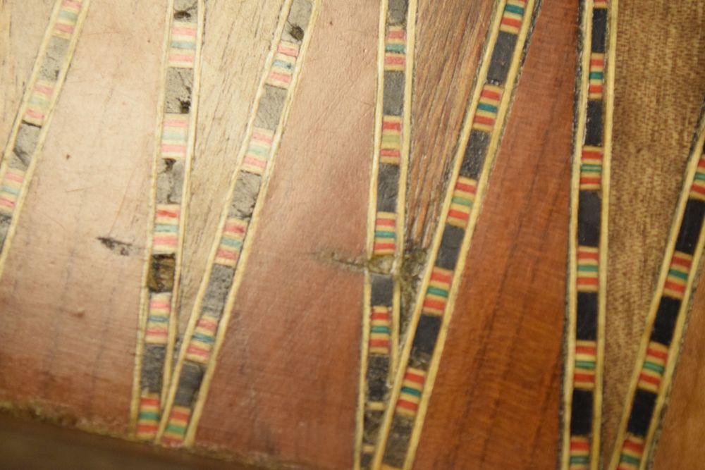 Middle Eastern backgammon board, with inlaid decoration, 40cm wide Condition: Damage to the inlaid - Image 3 of 9