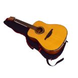 Musical Instruments - LAG Tramontane T66D acoustic guitar with carry bag Condition: **Due to current