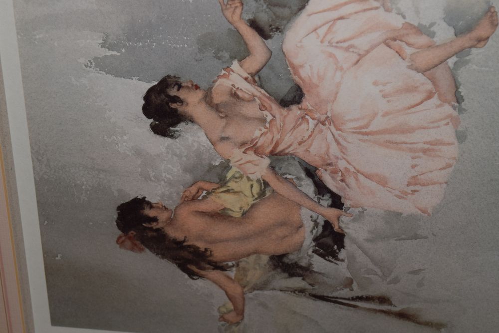 After Sir William Russell Flint - Signed limited edition print - Three Girls No.524/850, 36cm x 57. - Image 4 of 13