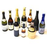 Quantity of various sparkling white wines and table wines (10) Condition: Some of the foil to the