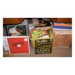Large quantity of vinyl LP's and singles, mostly Marching Band, Easy Listening and Classical