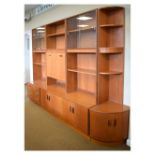 Modern Design - G Plan teak sectional wall unit Condition: Light wear from usage, all door fronts