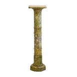 Early 20th Century Italian marble pedestal, 102cm high Condition: Some minor losses to the edges and