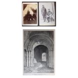 Rose Pocock - Group of 19th Century loose leaf lithographs - Sketches of Bristol, together with