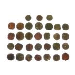 Coins - Collection of thirty mainly Eastern hammered coins and tokens to include copper examples etc