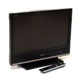 Sony Bravia 20" television, with remote Condition: Not tested/ not guaranteed as working, small