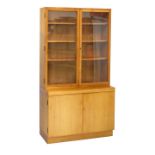 Circa 1970's mahogany bookcase on cabinet, 102cm wide x 183cm high Condition: **Due to current