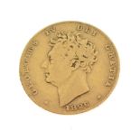 Gold Coin - George IV Bare Head half sovereign 1826 Condition: Surface wear and scratches present,