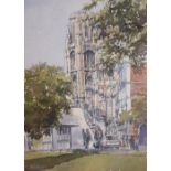 Anthony V. Pace - Watercolour - 'Bristol University', signed lower left, 24cm x 17cm, framed and