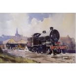 Steve Hall (Modern) - Watercolour - Railway Interest - 'Return to Green park', signed lower right,