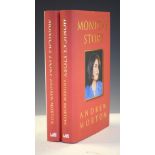Books - Andrew Moreton - Monica's Story, two copies, both signed in red pen 'Monica' Condition: