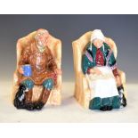 Two Royal Doulton figures 'Uncle Ned' (HN2094), and 'Forty Winks' (HN1974) (2) Condition: Ceramics &