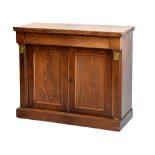 Early 19th Century rosewood chiffonier base, 107cm x 39cm x 89cm Condition: Overall fading
