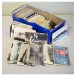 Quantity of topographical postcards of various UK and European scenes, approximately 600