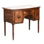 Early Victorian mahogany sideboard, 83cm x 107cm x 53.5cm Condition: Light and deep scratches to the