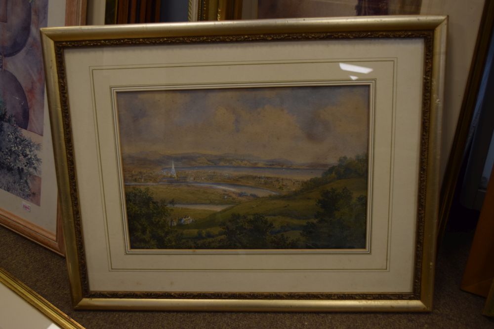 Frederick James Kerr - Three landscape watercolours including one titled 'Severn Estuary', - Image 9 of 14