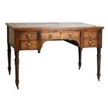 James Shoolbred - Late 19th Century walnut writing desk, 122cm x 58cm x 75cm Condition: Overall