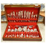 Canteen of Community plated cutlery with carving set Condition: Box and cutlery both in good