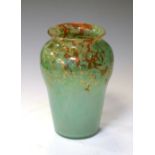 Monart - Vase with aventurine inclusions, 16cm high Condition: **Due to current lockdown