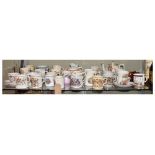 Royal Interest - Large quantity of Royal Commemorative mugs and teapots to include George V,