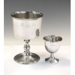 Elizabeth II silver goblet commemorating the 19th 100th celebration of The City of York,