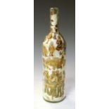 Decoupage decorated bottle, 33cm high Condition: Some losses to colours on cuttings. **Due to