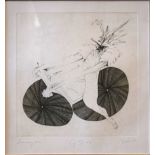 20th Century engraving, indistinctly signed in pencil, 27.5cm x 25cm Condition: **Due to current