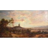 Franz Hoepfner - Oil on canvas - 'Worlmoore Mill, view near Weston-super-Mare', signed lower right