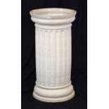 Stoneware planter in the style of a Neo-Classical pillar, 65.5cm high Condition: Large chip