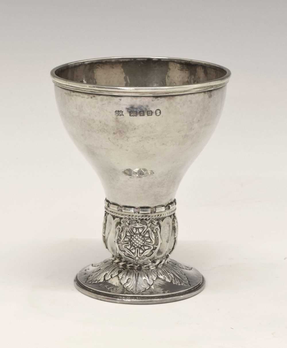 Omar Ramsden - George V silver 'Rose' cup