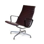 Charles Eames (1907-1978) for Herman Miller, EA 124 swivel chair.