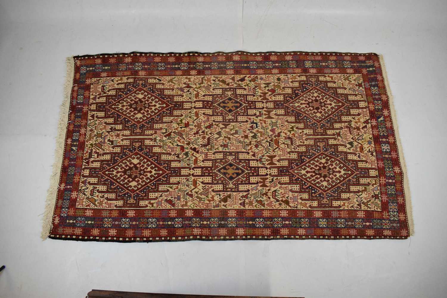 Middle Eastern kilim rug - Image 2 of 7