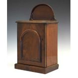 Victorian mahogany 'apprentice piece' pedestal cabinet