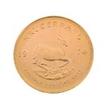 Gold Coins - South African Gold Krugerrand, 1974