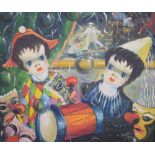 'Nico', (Continental School) - Oil on canvas - Carnaval, 1955