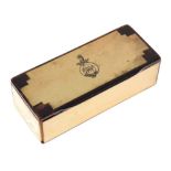 Ivory and tortoiseshell box