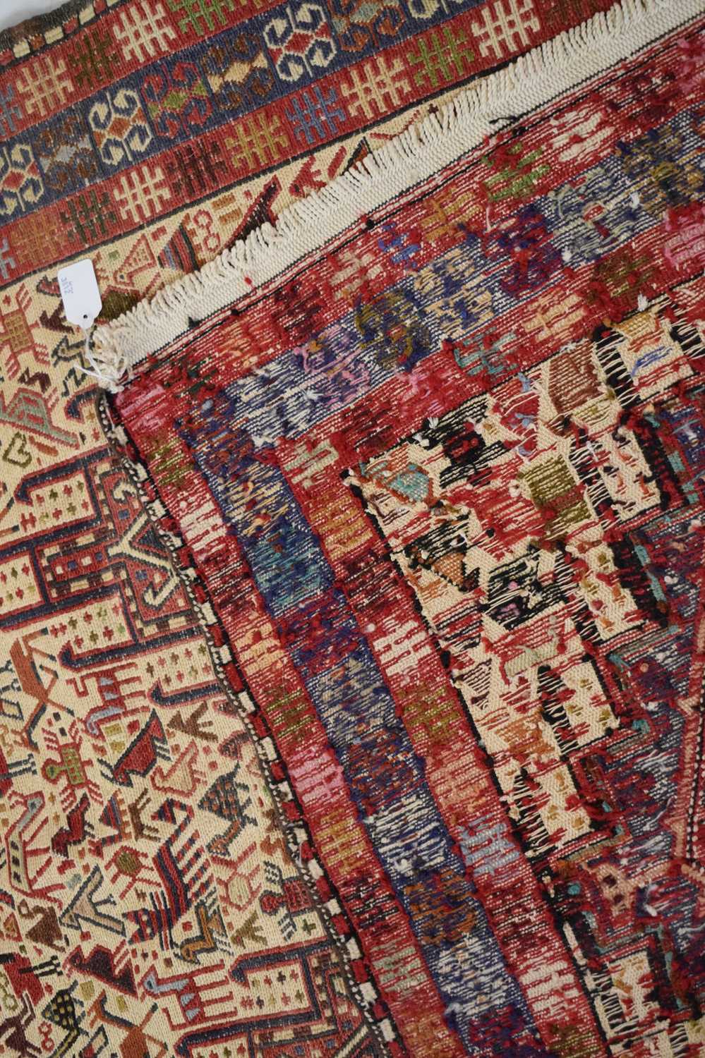 Middle Eastern kilim rug - Image 7 of 7