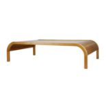 Modern Design - Jonathan Lear maple and zebrano wood coffee table