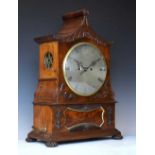 Rare second quarter 19th Century mahogany twin-fusee cylinder musical bracket clock