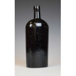 Circa 1930's brown glass whisky/gin bottle with moulded W&A Gibley mark to base