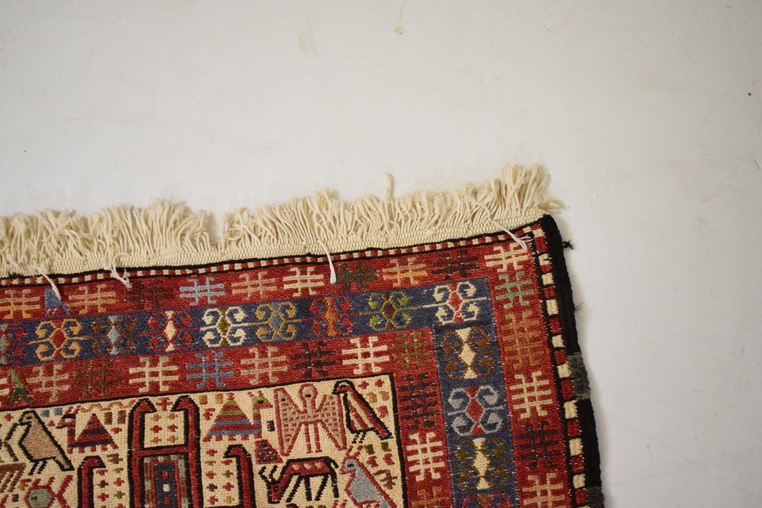 Middle Eastern kilim rug - Image 3 of 7