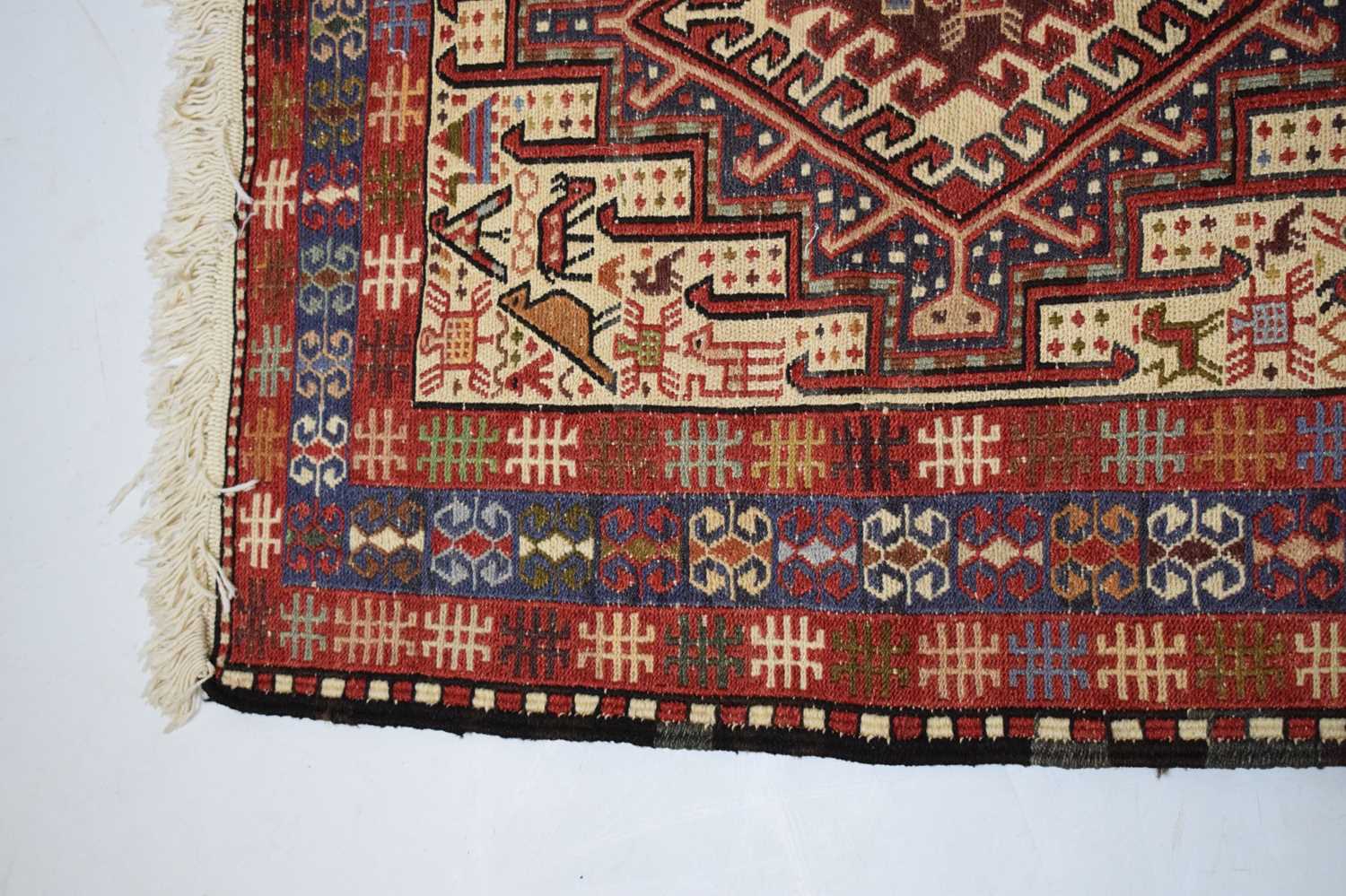 Middle Eastern kilim rug - Image 4 of 7